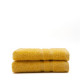 TODAY Lot de 2 Serviettes de toilette Safran - 100% Coton - 50 x 100 cm TODAY