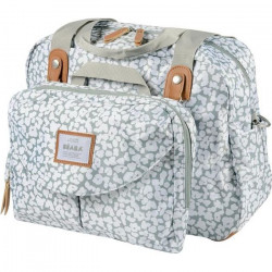 BEABA, Sac a langer Geneve II, Modulable, Grande contenance, Rangements multiples, Pochette avant amovible, Cherry Blossom