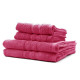 TODAY Lot de 2 Serviettes 50 x 100 cm + 2 Draps de bain 70 x 130 cm - 100% Coton - Jus de myrtille TODAY