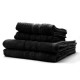TODAY Lot de 2 Serviettes 50 x 100 cm + 2 Draps de bain 70 x 130 cm - 100% Coton - Réglisse TODAY