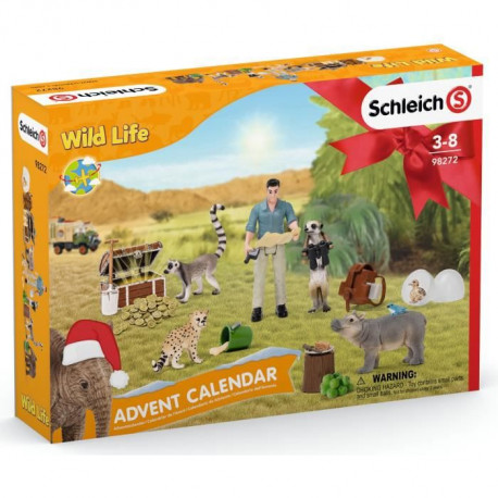 SCHLEICH Calendrier de l'Avent Wild Life 2021