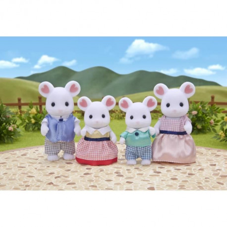 SYLVANIAN FAMILIES - 5308 - La famille souris marshmallow - Les familles