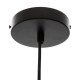 Suspension en métal - Ø 40 cm - Noir