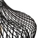 Suspension en métal - Ø 40 cm - Noir