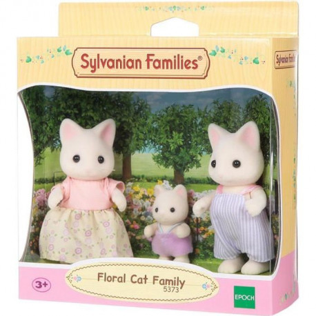 SYLVANIAN FAMILIES 5373 La Famille Chat Blanc - Les familles