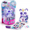 STYLE 4 EVER Mini Deco DIY - Mini personnage Panda phosphorescent a décorer et collectionner - OFG 193 - 6 ans et +