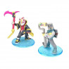 FORTNITE Battle Royale - Pack Duo Figurines 5cm - Drift & Abstrakt