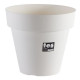 PLASTIKEN Pot de fleurs Tes - 38 cm - Blanc