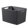 CURVER Paniere en jute - Rectangulaire - 20 L - 100 % Recyclé