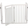 TRIXIE Barriere avec porte - 60 / 160 x 81 cm - Blanc - Pour chien