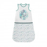 TANUKI - Gigoteuse 6-24 mois ALPHABET - 90 cm - 100% Coton - Fermeture éclair et pression - Bleu