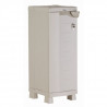 SPACESAVER 35 PLASTIKEN Armoire basse 1 Porte avec étageres - l 35 x p 45 x h 100 cm - Gamme Space SAVER - Intérieur et Extér…