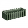 PoeTIC - Jardiniere Landhaus  50 vert laurier avec réserve d'eau - 46,6x19,8x15,8 cm - 8L