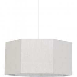 Suspension - Coton - Hexagonale - E27 - Ø38-H19 cm - Pyla