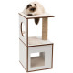 Arbre A Chat Vesper V-box Small Blanc H72.5cm