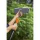 GARDENA Kit brosse nettoyage pour terrasses  Brosse grattoir  Manche passage eau  Pastilles shampooing  Garantie 5 ans (5…