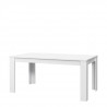 Table a manger 6 personnes - Rectangulaire - Panneaux de particules - Kova - Blanc mat - L 160 x l 90 x H 74,7 cm