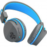 JLab Audio - JBuddies Studio Kids WirelessGrey/Blue - Casque sans fil - Bluetooth - Pliage compact -  Autonomie BT 24h