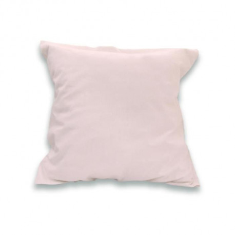 SOLEIL d'OCRE Lot de 2 Taies d'oreiller 100% Coton 65x65 cm Rose