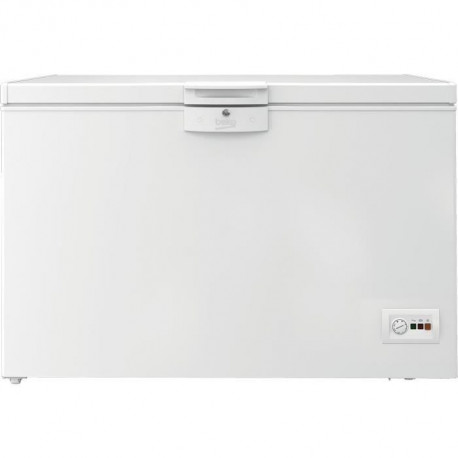 BEKO - HSA40530N - Congélateur coffre - 360 L - MinFrost - Technologie Freezer Guard 15° Blanc