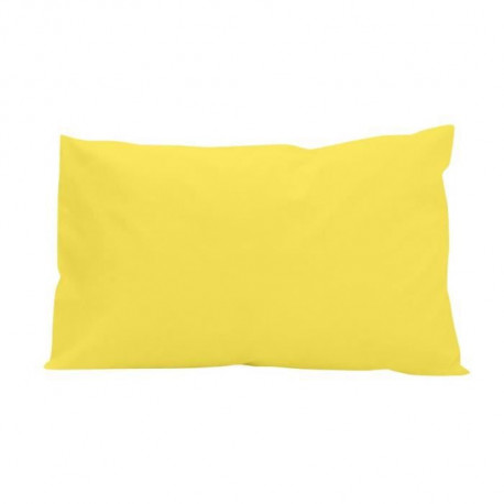 SOLEIL d'OCRE Lot de 2 Taies d'oreiller 100% Coton 50x75 cm Jaune
