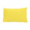 SOLEIL d'OCRE Lot de 2 Taies d'oreiller 100% Coton 50x75 cm Jaune