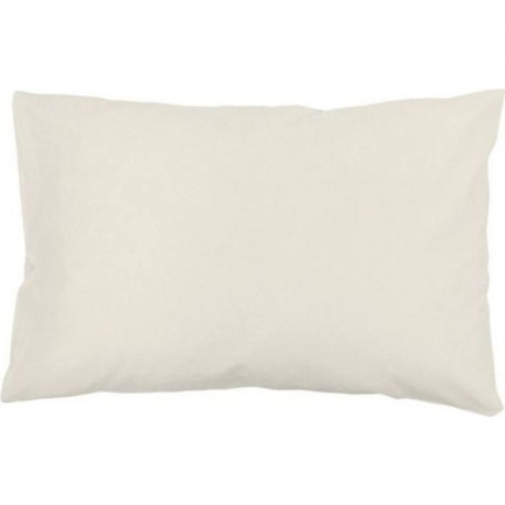 SOLEIL d'OCRE Lot de 2 Taies d'oreiller 100% Coton 50x75 cm Ecru