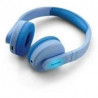 PHILIPS TAK4206BL/00 - Casque supra-aural sans fil pour enfants - Coques lumineuses - Contrôle parental - 85 dB - Bleu