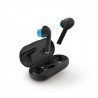 POWERADE Ecouteurs intra auriculaire avec micro Bluetooth TWS - Noir et bleu