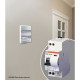 ABB Disjoncteur différentiel phase plus neutre (PH/N) 16 A