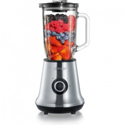 SEVERIN SM3734 Blender, récipient en verre d'1L amovible, 2 vitesses + fonction pulse, 22 000 tours/min, range câble, inox / …