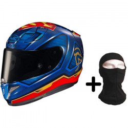 HJC Casque moto intégral RPHA11 Superman + Cagoule