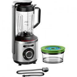 BOSCH-Blender sous vide 2en1 VitaMaxx - 1000W- Pompe sous vide jusqu'a 75 kPA - 6 lames - 37.000 trs/min-3 progr.- Inox/Noir