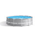 Kit Piscine - INTEX Prism Frame - Ronde Tubulaire - 3,66 m x 99 cm - Gris