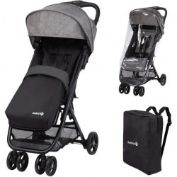 SAFETY 1ST Teeny Poussette Canne Ultra Compacte + sac a dos transport /habillage pluie/chanceliere, de la naissance a 3.5 ans…