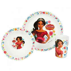 Fun House Disney elena d'avalor ensemble repas comprenant 1 assiette, 1 verre et 1 bol pour enfant