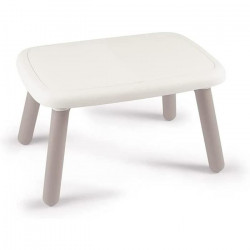 Smoby - Kid Table - Mobilier pour Enfant - Des 18 Mois - Intérieur et Extérieur - Blanc