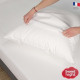 SWEET NIGHT Protege-oreiller imperméable et anti acariens - 65 x 65 cm - Blanc