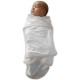 RED CASTLE Couverture miracle blanc/biais beige 0-3m