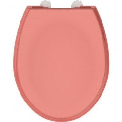 ALLIBERT Abattant de toilette a fermeture silencieuse Boreo - Corail brillant