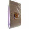 AIME Griffoir Carton - Planche a gratter 100% recyclé, en forme d'aubergine - 40 x 22 x 9 cm - Pour Chat