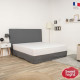 SWEET NIGHT Protege matelas imperméable et anti acariens - 140 x 190/200 cm - Blanc