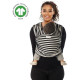 Babylonia  Tricot-Slen Design  Echarpe de Portage  Black and white stripes