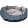 VADIGRAN Panier rond Ares - 52 cm - Turquoise - Pour chien