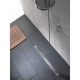 WIRQUIN Caniveau de douche Express'eau - 800 mm - Grille trait