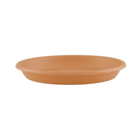 ARTEVASI Soucoupe Ronde - 1,43 L - 26 x 26 x 3,3 cm - Terre cuite claire