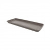 PLASTIKEN Plateau rectangulaire 57 x 23 Cm Collection TERRA - Taupe
