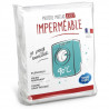 SWEET NIGHT Protege matelas imperméable - 160 x 200 cm - Blanc
