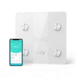 EUFY T9146H21 - Balance connectée digitale - Bluetooth - 12 mesures - Jusque 16 utilisateurs - Blanc