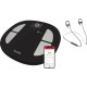 TERRAILLON 14853 - Impédencemetre connecté Run et Fit + Ecouteurs intra-auriculaires - Wi-fi, Bluetooth - 32,4x34,2cm - Noir